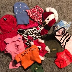 Dog clothes/11 pcs